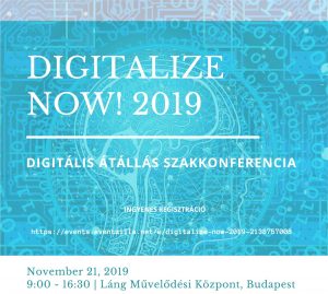 Digitalize now! 2019 - Esemény borító - Itosz.hu